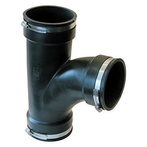 Main 1 - Fernco Schedule 40 4 in. Hub X 4 in. D Hub PVC Tee - Nederland