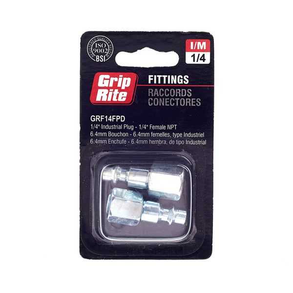 Gr I/M 1/4" Plug Female 1/4" Npt - Nederland