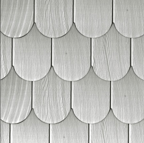 Hardie Half Round 15.25X48 1/4" Shingle (7"Exposure) 43Pcs=1Sq - Nederland