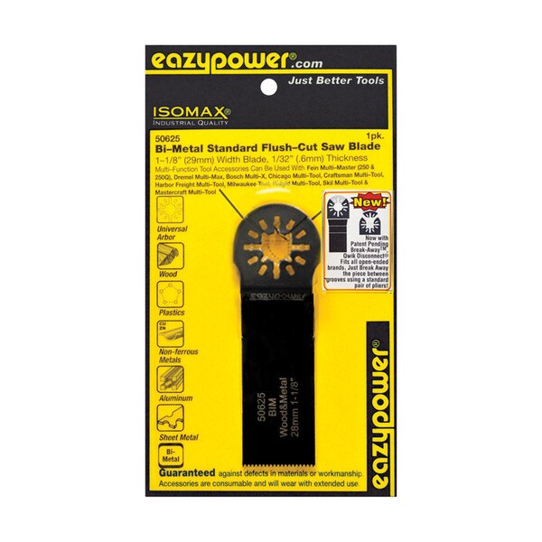 Eazypower Flush-Cut Bi-Metal Blade 1-1/8" Mfg 50625 - Nederland