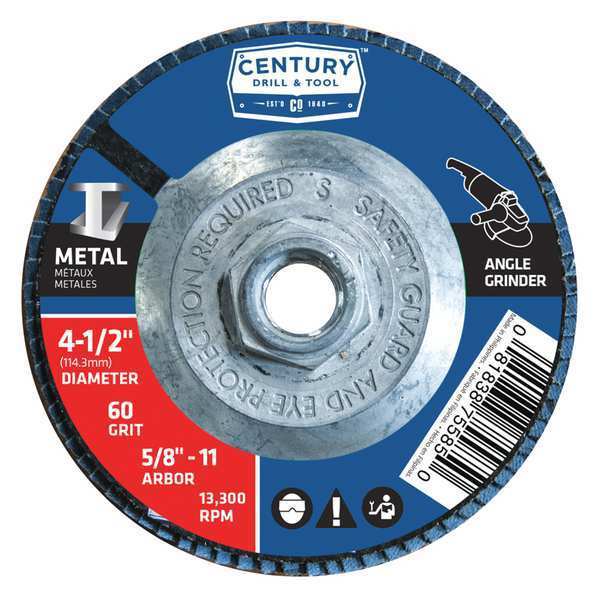 Century Grind Disc 4-1/2" 80Gr 5/8-11 75586 - Nederland