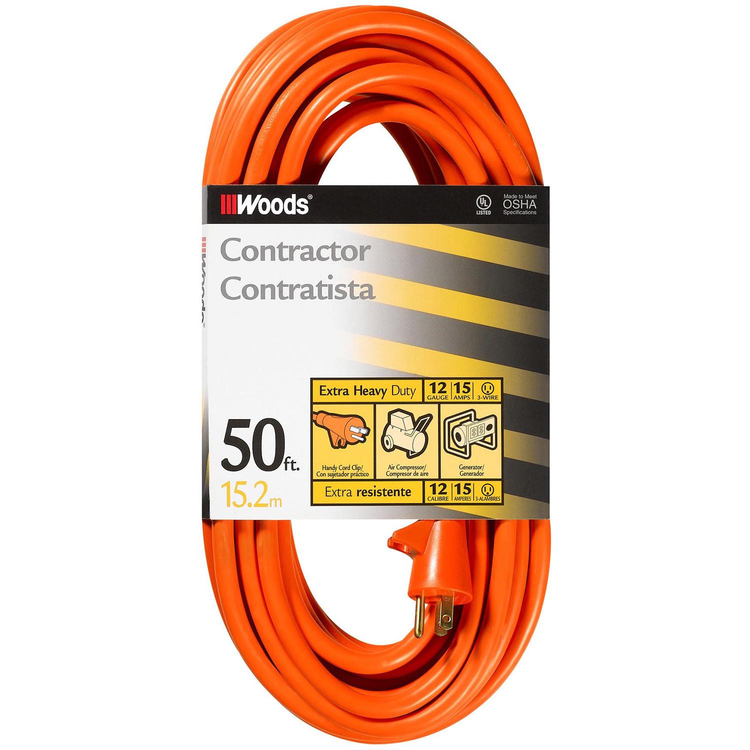 Orange Extension Cord 12/3 50' - Nederland