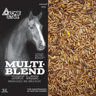 Horse Multi-Blend Dry Mix 50# 1/8" Pellet Lone Star Feed - Nederland