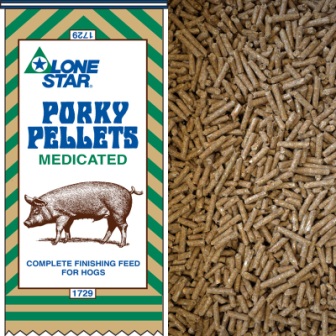 Porky Pellets (Med) 50# Lone Star - Nederland