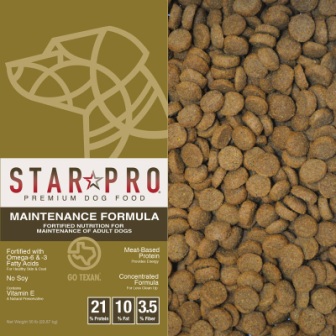 Star Pro Premium Maint 50# Dog Food Lone Star - Nederland