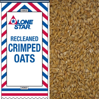 Crimped Oats 50# Lone Star - Nederland
