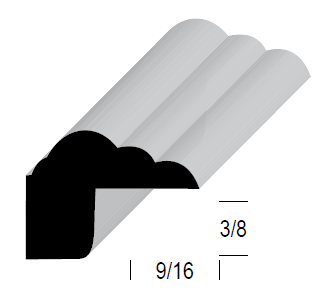 Lip Decor 2 3/4X1" 8' - Nederland