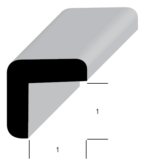 Os Corner 204 1-1/4X1-1/4 8' - Nederland