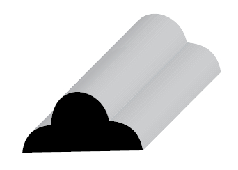 Beaded Screen 137 3/8X3/4" 8' - Nederland