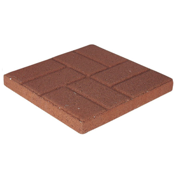(X) 16" Square Brickface Red - Nederland