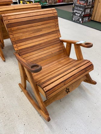 30" Single Rocker Sawdust & Splinters - Nederland