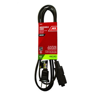 Main 1 - Ace Indoor 6 ft. L Brown Extension Cord 16/2 SPT-2 - Nederland