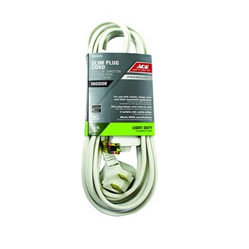 Main 1 - Ace Indoor 12 ft. L White Extension Cord - Nederland
