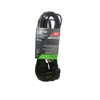 Main 1 - Ace Indoor 12 ft. L Black Extension Cord 16/2 SPT-2 - Nederland