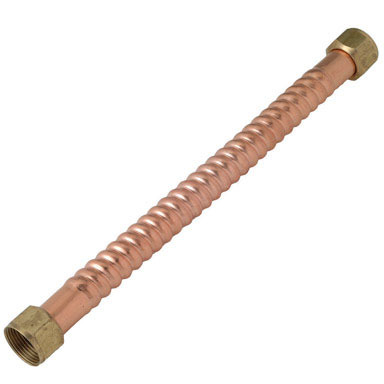 Main 1 - Homewerks 3/4 in. FIP each X 3/4 in. D FIP 12 in. Copper Water Heater Supply Line - Nederland
