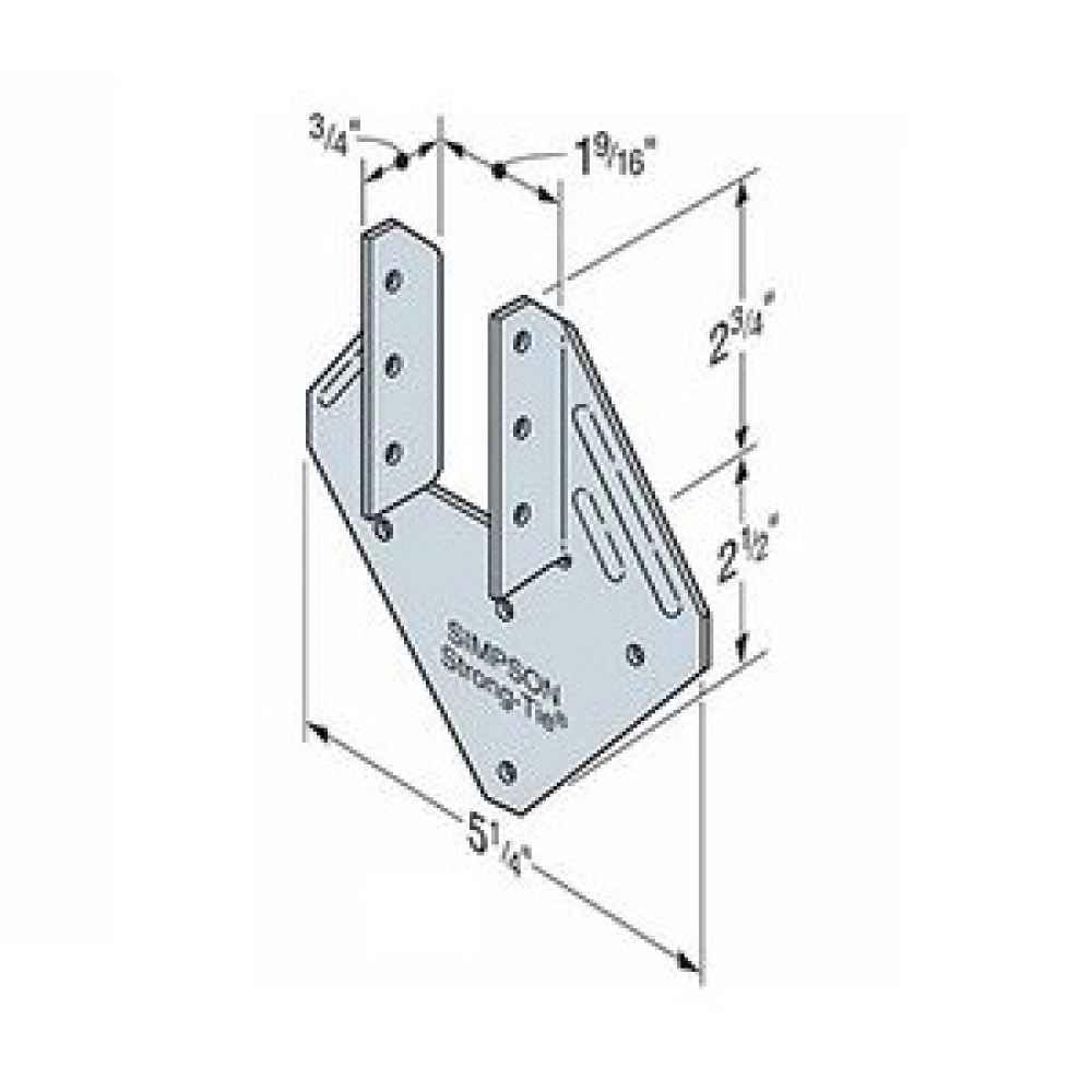 Main 2 - ©H1z Z-Max G185 Hurricane Rafter Tie - Nederland