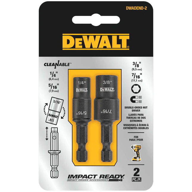 Dewalt Reversible Nut Driver Set Dwadend-2 - Nederland