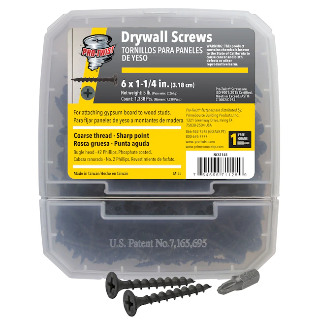 Pro Drywall Screw 1-1/4" 5# Pro-Twist - Nederland