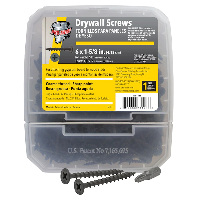Pro Drywall Screw 1-5/8" 5# Pro-Twist - Nederland