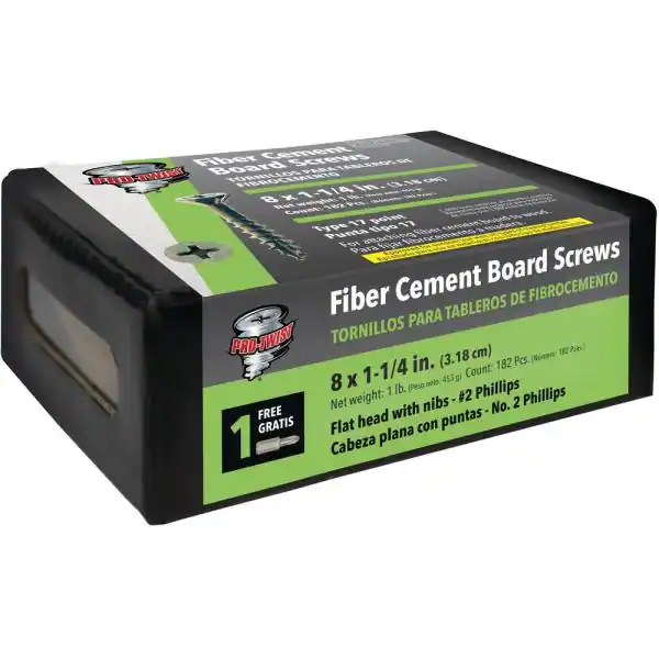 ©Cement Bd Screw T17 1-1/4" 1# W/Nib - Nederland