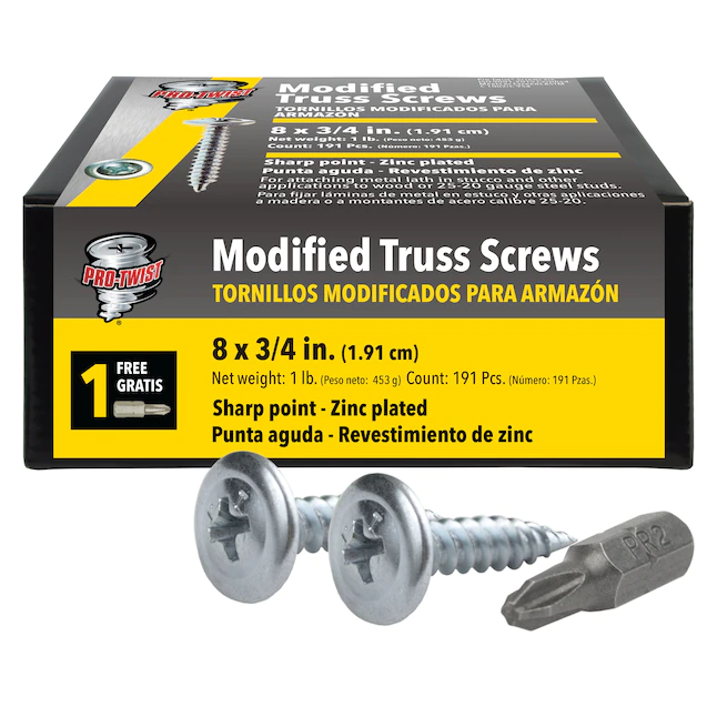 Pro Ph Mod Truss Shp #8X3/4" 1# Pro-Twist - Nederland