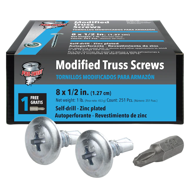 Pro Ph Mod Truss Sd #8X1/2" 1# Pro-Twist - Nederland