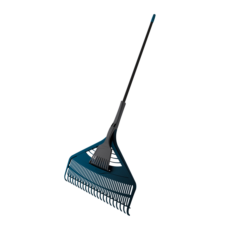Main 1 - Suncast 69.75 in. 11 Tine Poly Leaf Rake Steel Handle - Nederland